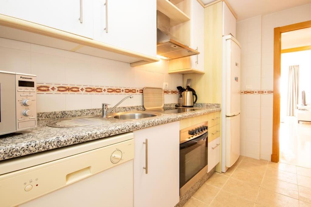 Penthouse With Roof Terrace, Bbq, Pool- And Sea Views Leilighet Buenas Noches Eksteriør bilde